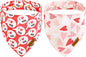 Valentines Dog Bandanas with Snap Button by THLOHDogBandanas