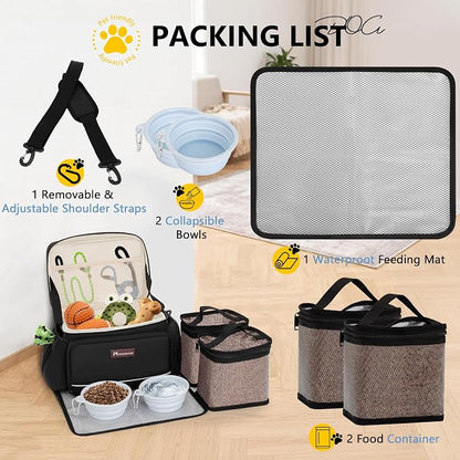 Modoker Dog Travel Bag Airline Approved Pet Cat Tote Organizer - Image 4