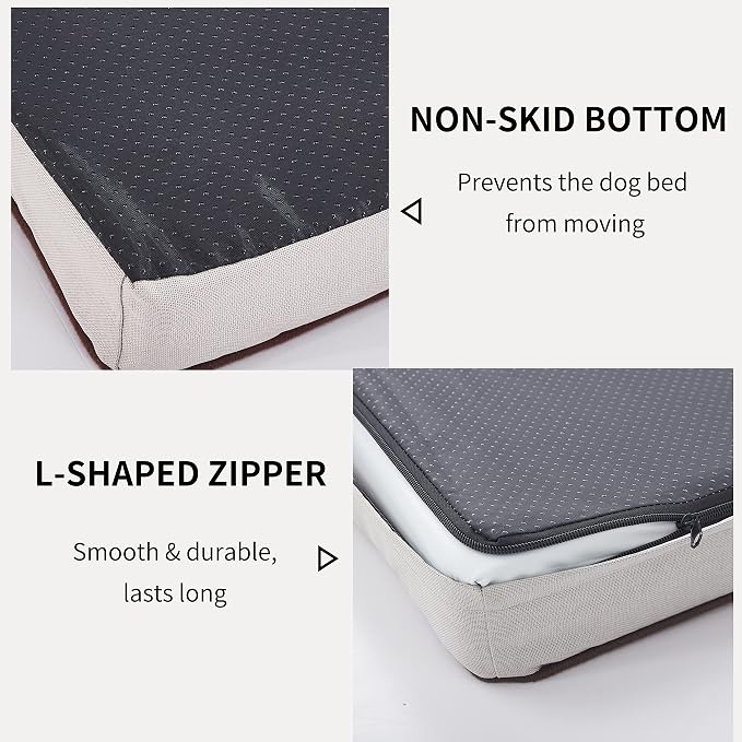 Orthopedic Memory Foam Dog Bed, Cooling Dog Beds - Image 5