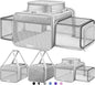 Top and 2 Sides Expandable Pet Carrier 17x11x9.5, TSA Airline Approved Small by SHARLOVY