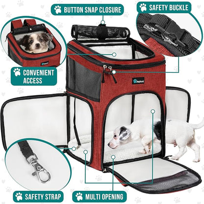 PetAmi Dog Backpack Carrier, Airline Approved Cat Backpacks - Image 3