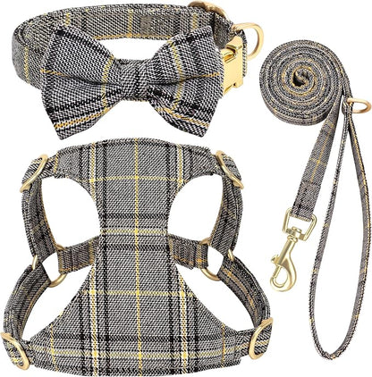 Beirui Cute Extra Small Dog Harness Collar and Leash Set by Beirui