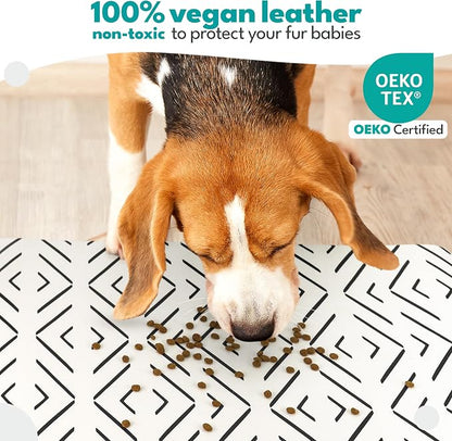NALALAS Dog Mat for Food and Water, Cat Feeding Mat | Waterproof Dog Bowl Mat | - Image 7