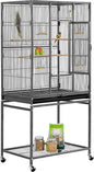 Yaheetech 54-inch Wrought Iron Standing Large Parrot Parakeet Flight Bird Cage by Yaheetech