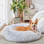 WESTERN HOME WH Calming Dog & Cat Bed, Anti-Anxiety Donut Cuddler Warming Cozy by WESTERNHOME