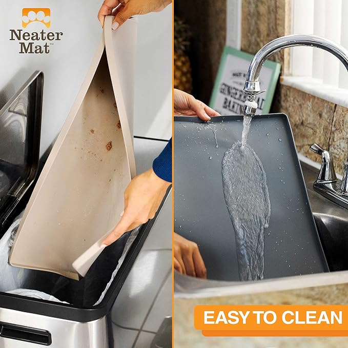 Neater Pet Brands Neater Mat Cat & Dog Food Mat, Waterproof & BPA-Free Silicone - Image 6