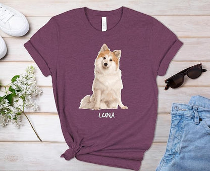Custom Dog Photo Shirts, Add Your Pet's Photo and Pet's Name, Personalized Dog - Image 4