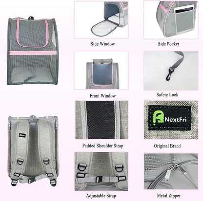 Pet Carrier Backpack, Ventilated and Breathable - Image 3