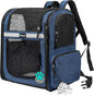 PetAmi Dog Backpack Carrier for Small Large Cat, Ventilated Pet Hiking Backpack by PetAmi