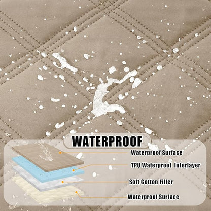 Smiry Waterproof Dog Bed Cover Blanket 82x102, Soft Reversible Pet Blanket - Image 2