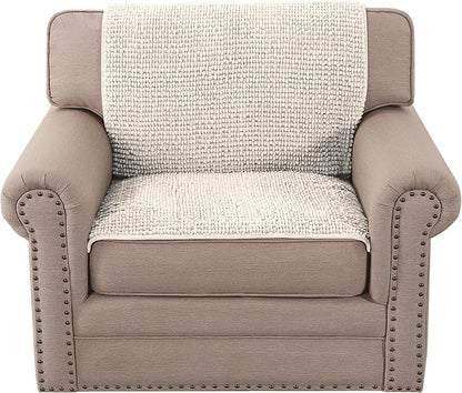 H.VERSAILTEX Plush Chenille Couch Armrest Cover 2 Packs Thick and Soft Sofa - Image 7