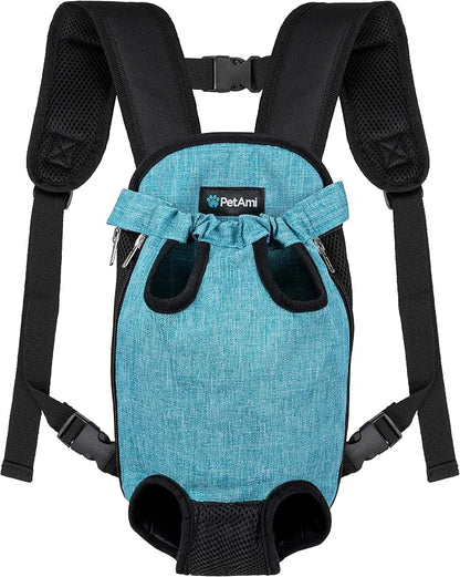 PetAmi Dog Carrier Backpack, Adjustable Pet Cat Front Carrier Backpack by PetAmi