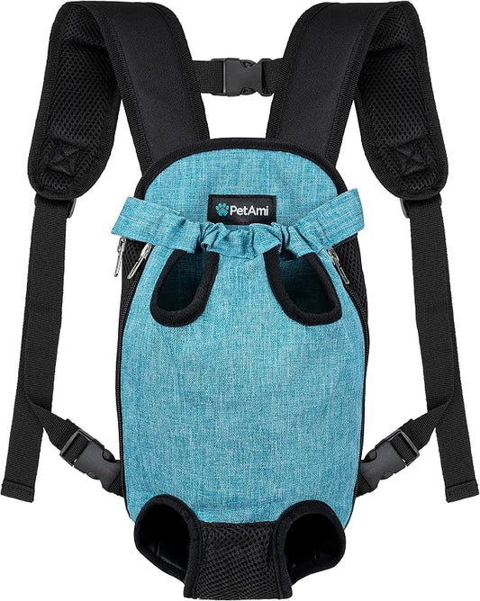 PetAmi Dog Carrier Backpack, Adjustable Pet Cat Front Carrier Backpack by PetAmi