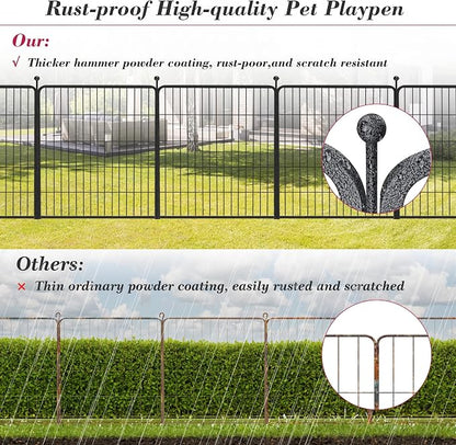 Dog Playpen 32 inch 36 Panels Indoor Outdoor Dog Pen - Image 6