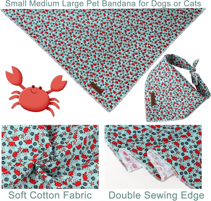 Summer Dog Bandana, Cute Pet Bandana - Image 2