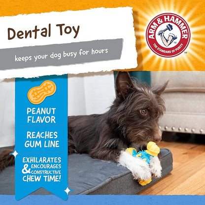 ARM & HAMMER for Pets Nubbies TriBone Dog Dental Toy Best Dog Chew Toy for - Image 3