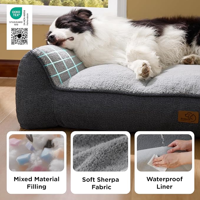 Bedsure SupportMax™ XL Plus Orthopedic Dog Beds Large Sized Dog - Image 5