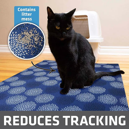 Drymate Cat Litter Box Mat, Litter Trapping Mat, Waterproof, Urine-Proof - Image 2