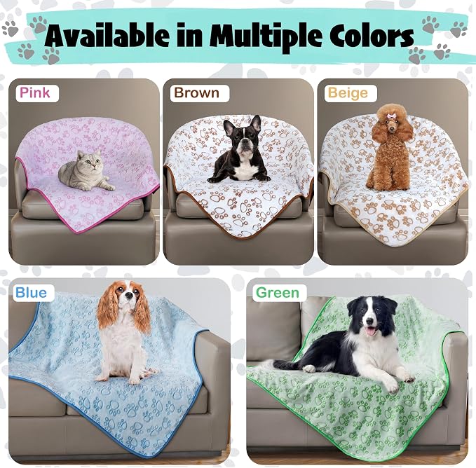 Stuffed Brown Small Premium Soft Dog Blanket, - Image 4