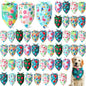 Weewooday 50 Pcs Hawaiian Dog Bandanas Bulk by Weewooday