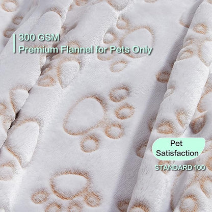 Stuffed Beige Premium Soft Dog Blankets - Image 2