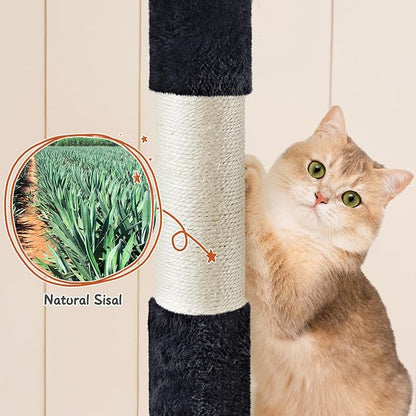 Yaheetech 76.5in Multi-Level Large Cat Tree, Big Cat Tower - Image 9