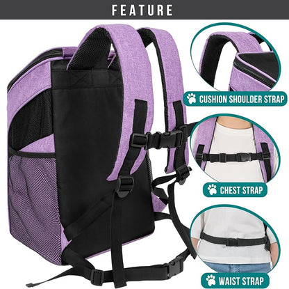 PetAmi Small Dogs and Cat Backpack Carrier, Airline Approved Pet Backpack - Image 5