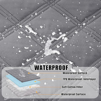 Smiry Waterproof Dog Bed Cover Blanket 30x70, Soft Reversible Pet Blanket - Image 2