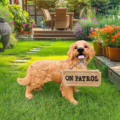 Golden Retriever Statue Outdoor Decorations – Outdoor Dog Statue Standing - Image 5