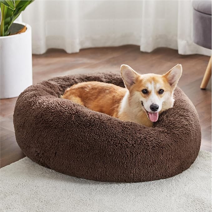 Bedsure Calming Dog Bed for Medium Dogs - Image 4