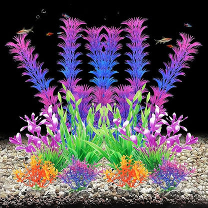 AQUANEAT Artificial Fish Tank Plants, Aquarium Decorations - Image 3