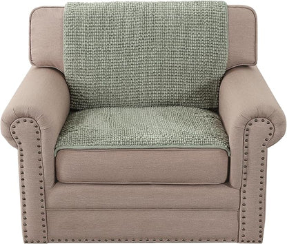 H.VERSAILTEX Plush Chenille Couch Armrest Cover 2 Packs Thick and Soft Sofa - Image 7