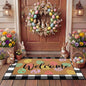 Tinideya 2 Pcs Easter Day Door Mat Eggs Welcome Non Slip Coir Mats Holiday by Tinideya