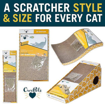 OurPet's Straight and Narrow Single Wide Reversible Cat Scratcher - Image 7