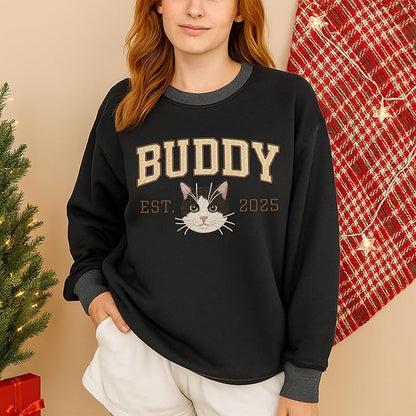 NAZENTI Personalized Dog Sweatshirt, Custom Photo Shirts, Dog Embroidered Shirt - Image 6