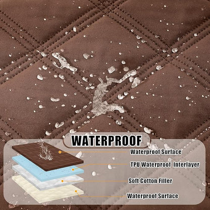 Smiry Waterproof Dog Bed Cover Blanket 30x70, Soft Reversible Pet Blanket - Image 2