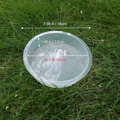 Plastic Round Bird Feeder Bowl and Metal Round Bird Feeder Tray, Wild Birds - Image 3