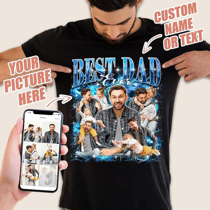 H-DEWALL Custom T Shirts Mineral Wash Tshirt Bootleg Rap Tee Customized Gifts - Image 2