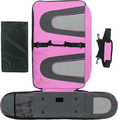 Pawer 18” x 11”x 11” Soft-Sided Foldable Airline Approved Pet Carrier - Image 2
