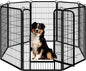 Yaheetech Dog Playpen Outdoor, 47 inch 8 Panels Dog Pen Indoor Heavy Duty Puppy by Yaheetech