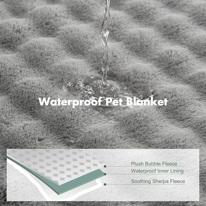 Soft Cozy Waterproof Puppy Blankets - Image 3