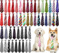 Reginary 50 Pcs Large Dog Neck Ties Bulk, Adjustable Pet Collar Grooming by Reginary