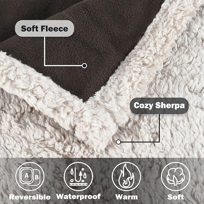 Kritter Planet Waterproof Dog Blanket, Reversible Water Proof Pet Blanket - Image 4