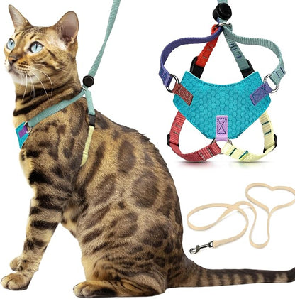 Houdini™ Escape Proof Cat Harness and Leash Set by OutdoorBengal – Tactical Vest by OutdoorBengal