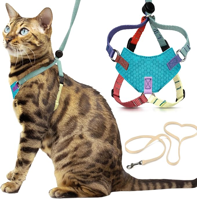 Houdini™ Escape Proof Kitten Harness and Leash Set by OutdoorBengal – Extra by OutdoorBengal