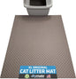 Drymate Cat Litter Box Mat, Litter Trapping Mat, Waterproof, Urine-Proof by Drymate