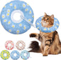 Cat Cone Collar Soft, Adjustable Cat Recovery Collars Kitten Cones to Stop by Seyezo