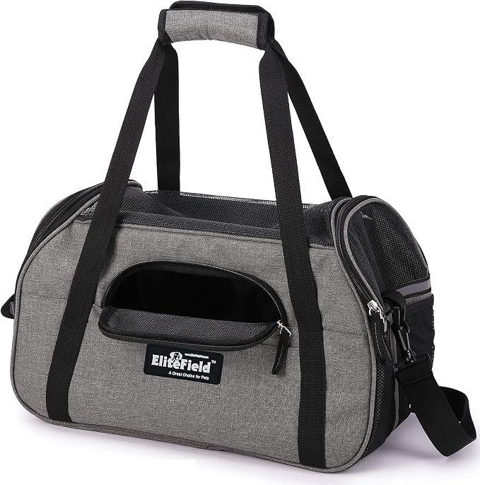 EliteField Soft Pet Carrier Soft Sided Dog Puppy Cat Carrier Travel Bag - Image 6