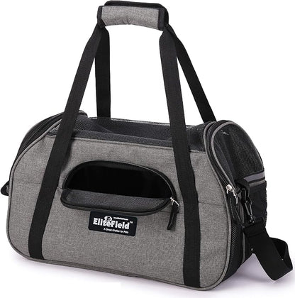 EliteField Soft Pet Carrier Soft Sided Dog Puppy Cat Carrier Travel Bag - Image 6