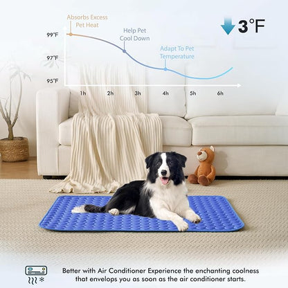 MICROCOSMOS Summer Cooling Mat & Sleeping Pad- Water Absorption Top, Easy Carry - Image 2